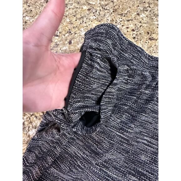 Lululemon Men Medium 9” Pace Breaker Unlined Jacquard Black White Running Shorts - Picture 12 of 15